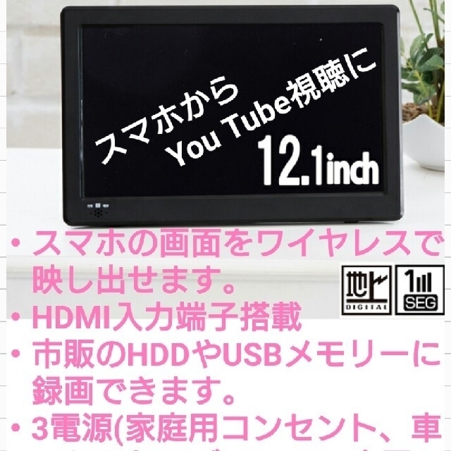 12.1インチテレビ ユニフレーム ユニセラTG-Ⅲ チャコスタL新富士