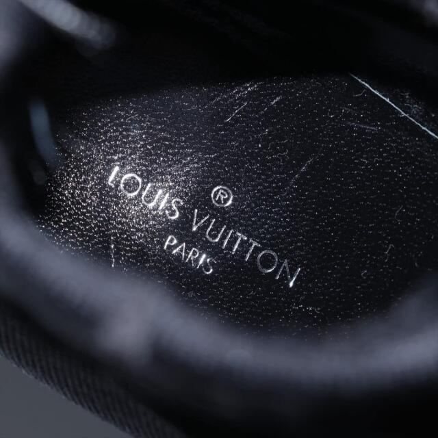 LOUIS VUITTON(ルイヴィトン)のヴィトン シルエットライン キャンバス×レザー 38 ブラック レディース レディースの靴/シューズ(ブーツ)の商品写真