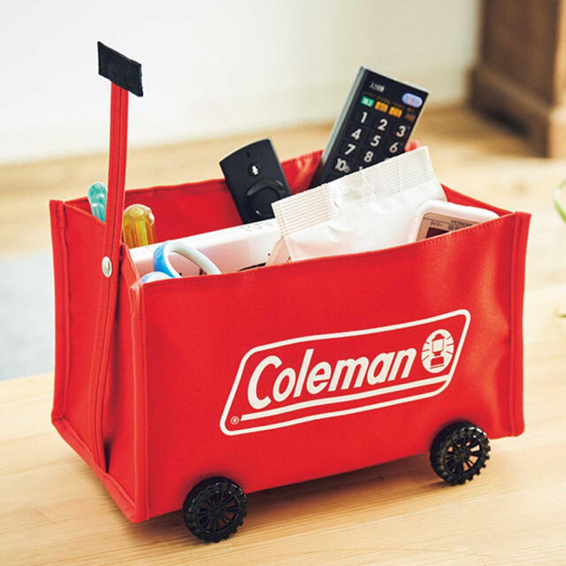 Coleman(コールマン)の【MonoMax 2021年8月号付録】コールマン ミニチュア収納ワゴン（未開封 インテリア/住まい/日用品のインテリア小物(小物入れ)の商品写真