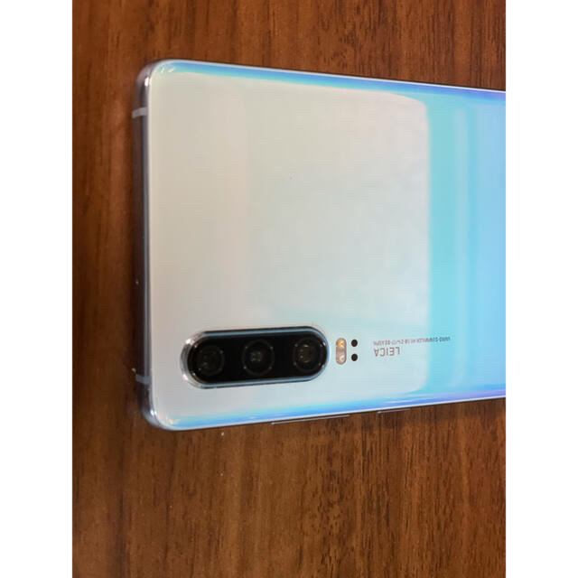 【美品】HUAWEI P30 ブリージングクリスタル 128 GB SIMフリー