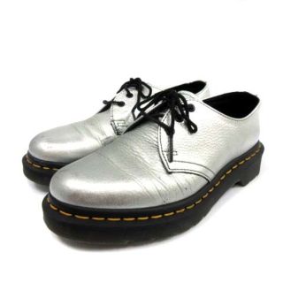 ドクターマーチン(Dr.Martens)のドクターマーチン 3ホール シューズ レザー 牛革 6 24.0cm シルバー色(その他)