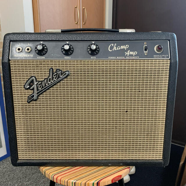 Fender(フェンダー)のVintage Fender CHAMP 1966 BLACK FACE 楽器のギター(ギターアンプ)の商品写真