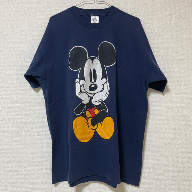 USA製90sミッキーマウス 赤パンTシャツDisney VINTAGE 青パン