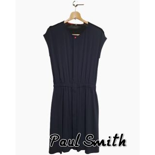 ポールスミス(Paul Smith)のPaul Smith ノースリーブ ジャージーワンピース【匿名配送】(ひざ丈ワンピース)