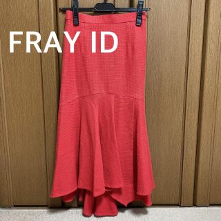 フレイアイディー(FRAY I.D)のフレイアイディー  FRAY ID マーメイドスカート　赤(ロングスカート)