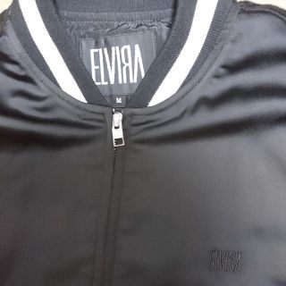 ELVIRA エルビラ ナイロン ブルゾン M 黒 ブラック