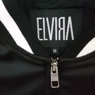 ELVIRA エルビラ ナイロン ブルゾン M 黒 ブラック