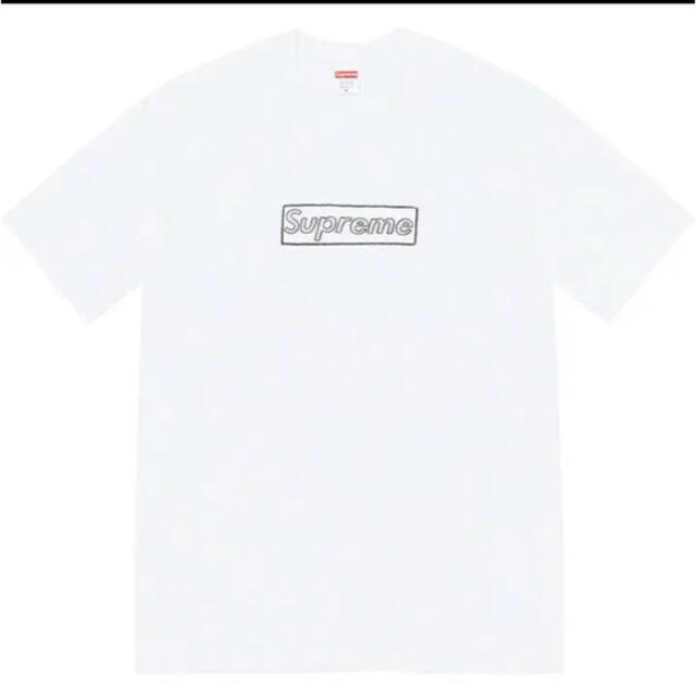 supreme chalk box logo tee Sトップス