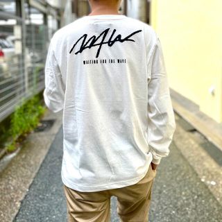 ダブルティー(WTW)のWTW バックロゴ　ロンT 白(Tシャツ/カットソー(七分/長袖))