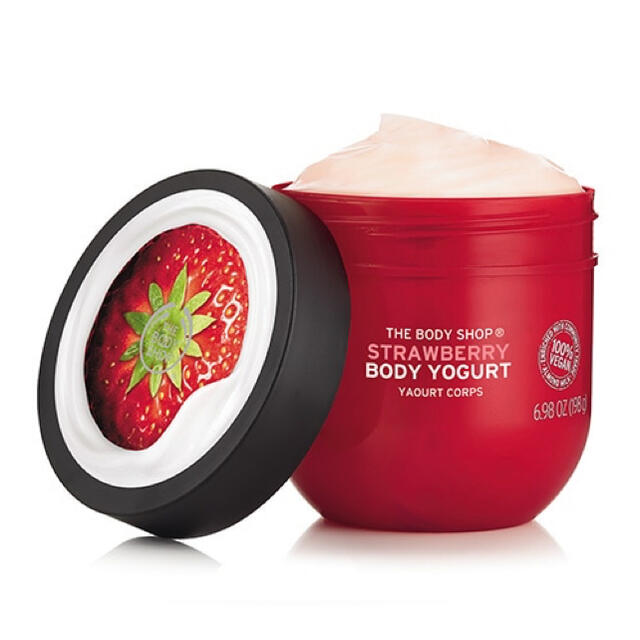 THE BODY SHOP(ザボディショップ)のTHE BODY SHOP ボディヨーグルト　ストロベリー コスメ/美容のボディケア(ボディローション/ミルク)の商品写真