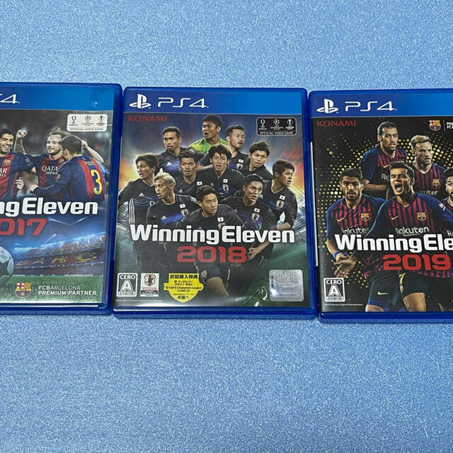 Playstation4 Ps4 ウイニングイレブン 19 18 17 3本セット 福袋の通販 By さくらんぼ S Shop プレイステーション4ならラクマ