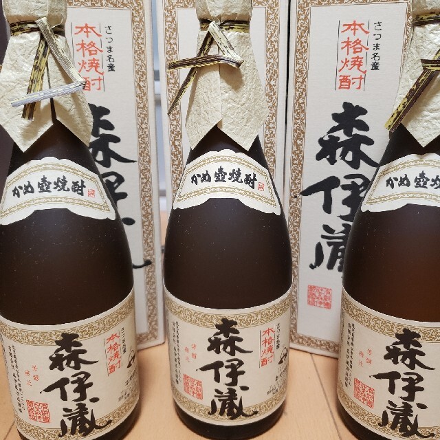 森伊蔵720ml×3本セットJAL機内購入