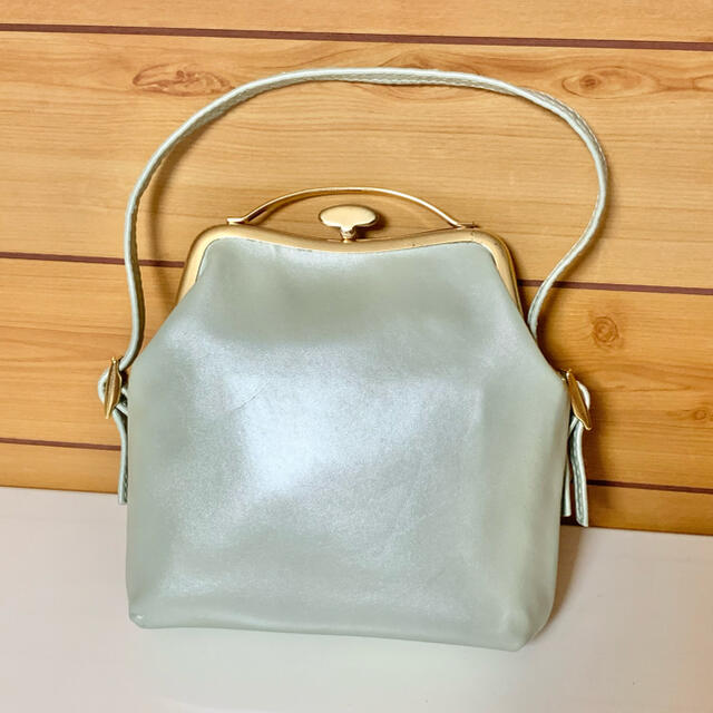 セリーヌ CELINE ミントグリーン コンパクトバッグ ヴィンテージ-