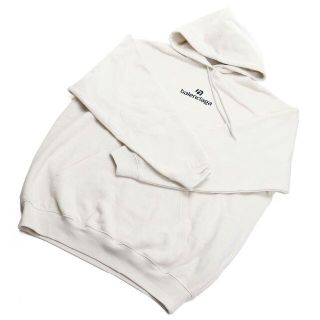 バレンシアガ(Balenciaga)の【新品】BALENCIAGA レディース－パーカー 　＃S　ホワイト系(パーカー)