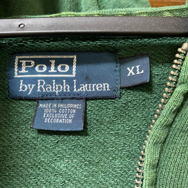 Ralph Lauren(ラルフローレン)の【ラルフローレン】ジップアップパーカー 緑 XL メンズのトップス(パーカー)の商品写真