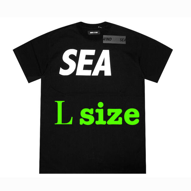 WIND AND SEA S/S T-SHIRT / BLACK-WHITETシャツ/カットソー(半袖/袖なし)