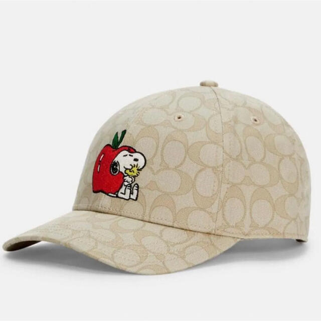 COACH(コーチ)のCOACH × PEANUTSコラボ  スヌーピー シグネチャー ハットキャップ レディースの帽子(キャップ)の商品写真