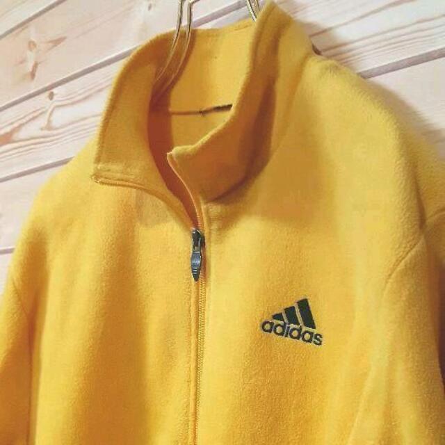 ✨adidas✨ボアフリースジャケット ベージュ 袖デザイン King Gnu