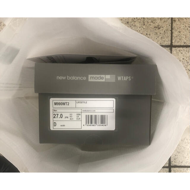 New Balance(ニューバランス)のWTAPS× New Balance 990V2 メンズの靴/シューズ(スニーカー)の商品写真