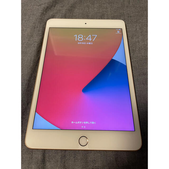 1回のみ短時間使用 iPad mini 第五世代 256GB ゴールド スマホ/家電