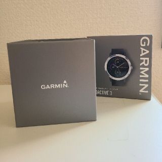 ガーミン(GARMIN)のGARMIN VIVOACTIVE3 WHITE STAINLESS(腕時計(デジタル))