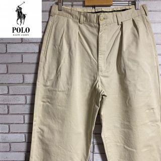 ポロラルフローレン(POLO RALPH LAUREN)の90s 古着 ポロ ラルフローレン クラシックチノ チノパン コットンパンツ(チノパン)