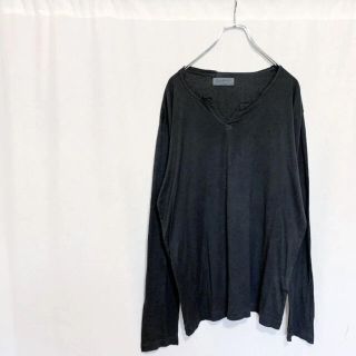 ヨウジヤマモト(Yohji Yamamoto)のYohji Yamamoto ヨウジヤマモト 断ち切り 裁断 カットソー メンズ(Tシャツ/カットソー(七分/長袖))