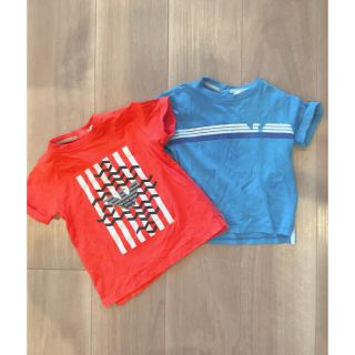 アルマーニ ジュニア(ARMANI JUNIOR)のアルマーニベビーArmaniBabyのTシャツ2枚セットArmanijunior(Tシャツ/カットソー)