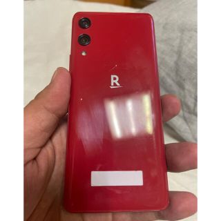 ラクテン(Rakuten)の楽天ハンド　レッド(スマートフォン本体)