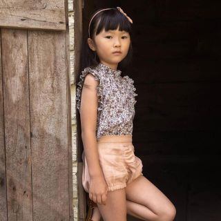 キャラメルベビー&チャイルド(Caramel baby&child )のsoor ploom  トップス・パンツセット　2y(ブラウス)