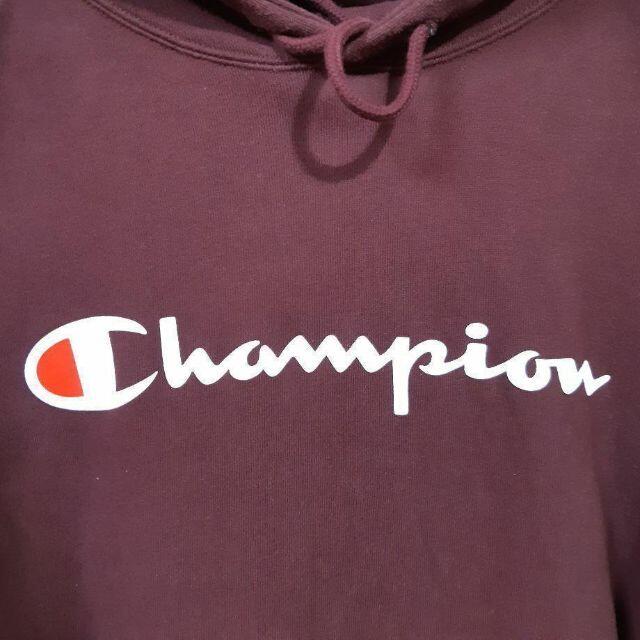 Champion(チャンピオン)のチャンピオンChampion　スウェットパーカー　濃ワインレッド メンズのトップス(パーカー)の商品写真