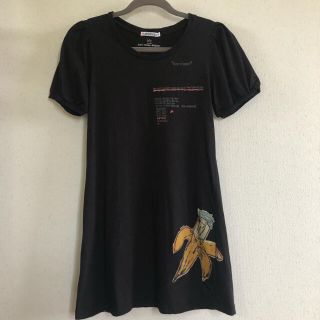 ユニクロ(UNIQLO)のユニクロ　黒　Tシャツ(カットソー(半袖/袖なし))