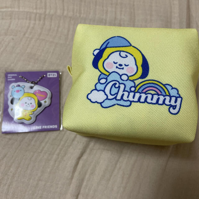 防弾少年団(BTS)(ボウダンショウネンダン)のBTS ジミン　chimmy tinytan ぬいぐるみ　チャーム　クッション エンタメ/ホビーのタレントグッズ(アイドルグッズ)の商品写真