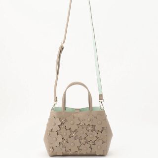 トッカ(TOCCA)の　TOCCA PRIMULA LEATHERBAG レザーバッグ　フラワー　(ハンドバッグ)