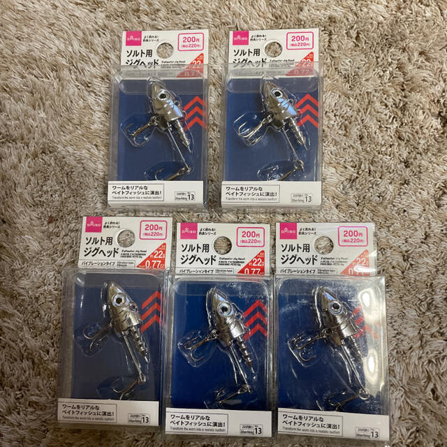 DAISO ダイソー ソルト用ジグヘッド　22g 5個セット スポーツ/アウトドアのフィッシング(ルアー用品)の商品写真