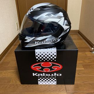 オージーケー(OGK)の専用　OGK KABUTO KAMUI 3 STARS ブラックシルバーLサイズ(ヘルメット/シールド)