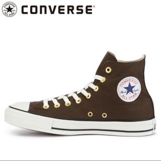 コンバース(CONVERSE)のコンバース★ハイカット★スニーカー★ブラウン★22.5cm★オールスター★(スニーカー)