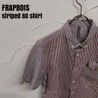 フラボア(FRAPBOIS)のFRAPBOIS/フラボア 半袖 BD ストライプ シャツ(シャツ)