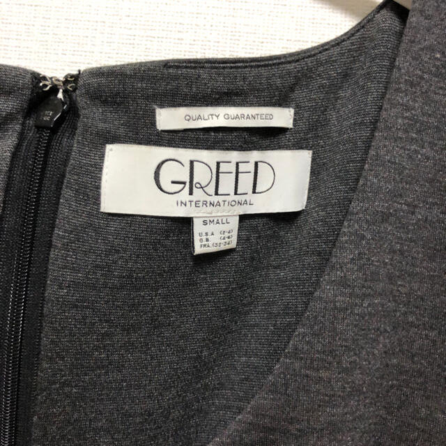 GREED(グリード)のgreed international グリード　ワンピース レディースのワンピース(ひざ丈ワンピース)の商品写真