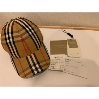 バーバリー(BURBERRY)のバーバリー チェックキャップ(キャップ)