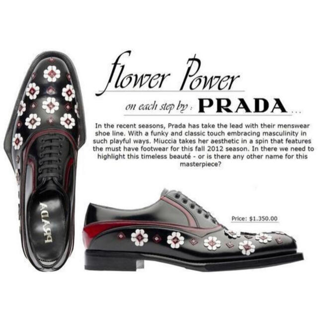 PRADA - 新品未使用 名作 PRADA 12aw フラワーシューズの通販 by PRADA - 新品未使用 名作 PRADA 12aw フラワーシューズの通販 by