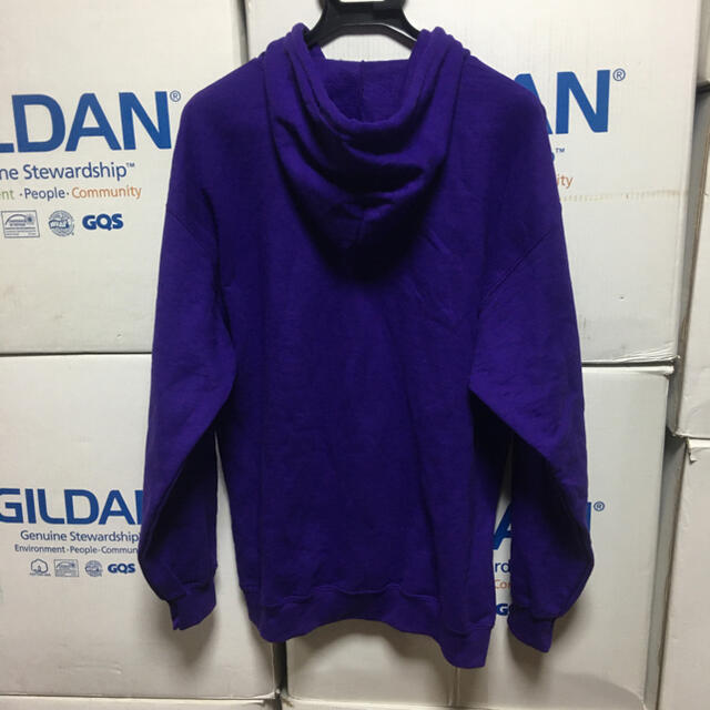 GILDAN(ギルタン)のGILDANギルダンのジップアップ★フルジップ★パーカー★パープル紫色Lサイズ メンズのトップス(パーカー)の商品写真