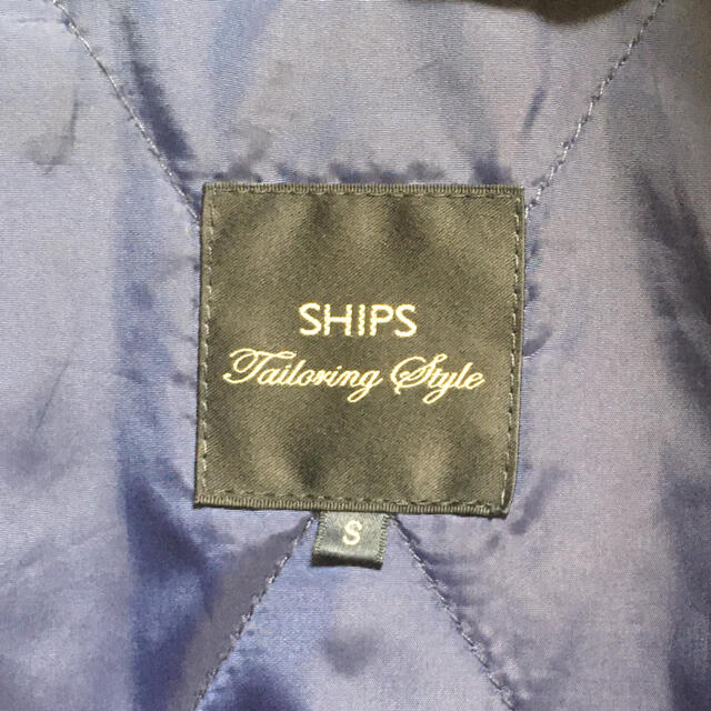 SHIPS(シップス)のSHIPS ステンカラーコート中古品 サイズS 黒 ライナー付 メンズのジャケット/アウター(ステンカラーコート)の商品写真