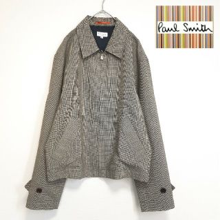 ポールスミス(Paul Smith)のPaul Smith LONDON 千鳥柄 ブルゾン ジップアップ ワイド M(ブルゾン)