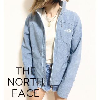 ザノースフェイス(THE NORTH FACE)の日本未入荷　US規格　刺繍ロゴ　ノースフェイス　ソフトシェルジャケット　フリース(ブルゾン)