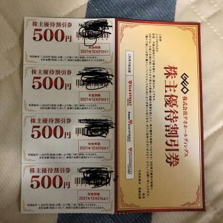 ゲオ　株主優待　2000円　割引券(ショッピング)