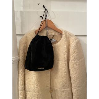 ミュウミュウ(miumiu)のmiumiu velvet bag.(ポーチ)