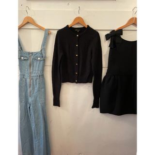 アニエスベー(agnes b.)のTo b by agnes b. heart button cardigan.(カーディガン)