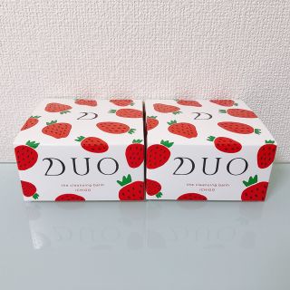 DUOデュオザクレンジングバーム いちご 90g×2個(クレンジング/メイク落とし)