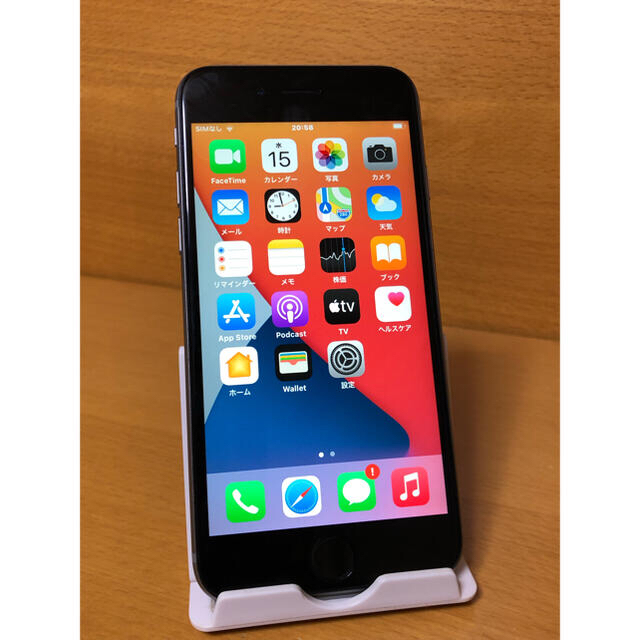 Apple スペースグレー64GB 完全動作品 の通販 by MYSTORE｜アップルならラクマ - SIMフリーiPhone 6s お得正規店
